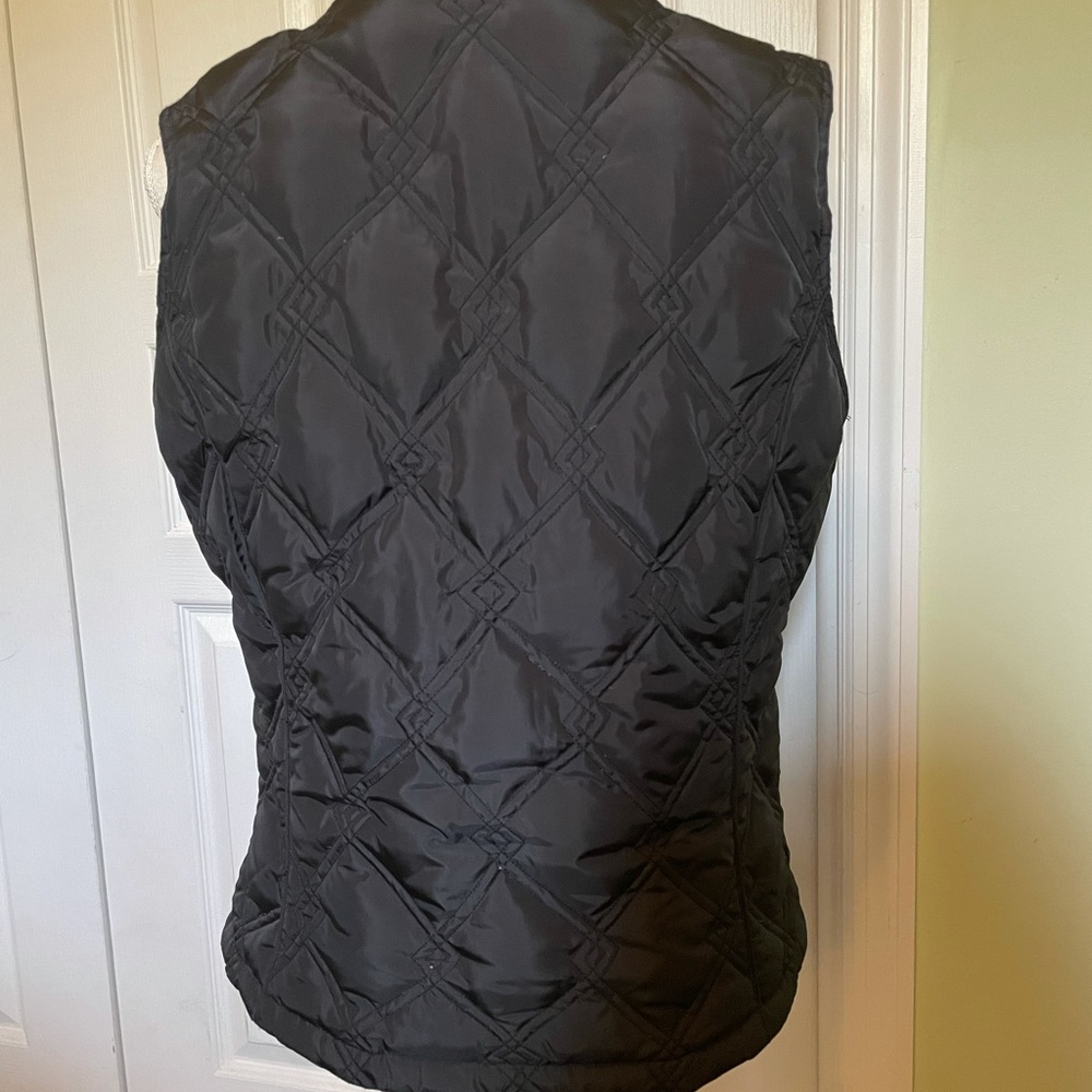 EUC Eddie Bauer Sz M Goose Down Puffer Vest - Picture 2 of 4